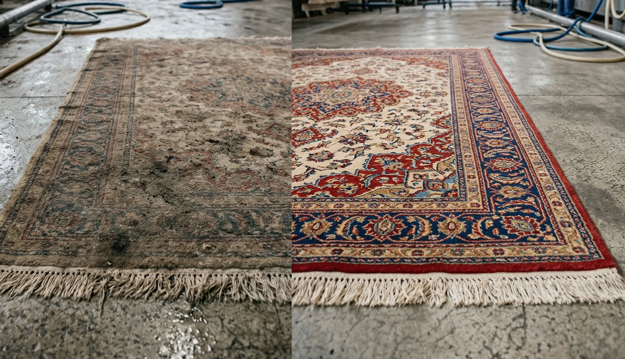 Eskişehir Halı Yıkama Öncesi Sonrası